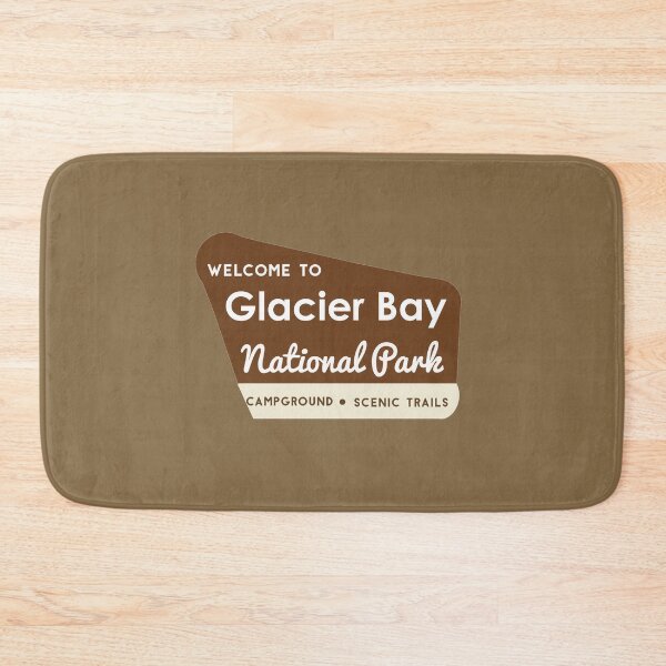 Artikelvorschau, Eingangsschild zum Glacier-Bay-Nationalpark entworfen und verkauft von Lil-Bit-Batty.