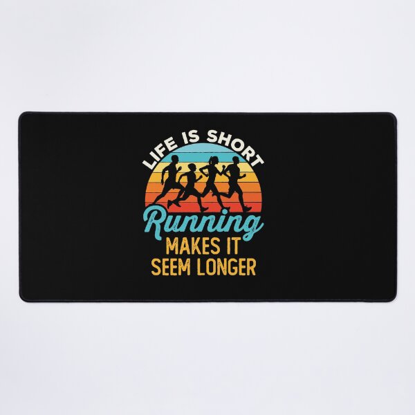 Item preview, Life Is Short Running Makes It Seem Longer Runner Joke designed and sold by jaygo.