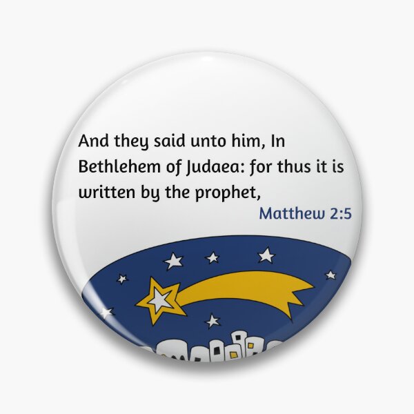 Item preview, Matthew 2:5, Christmas, Bethlehem,  designed and sold by VerseforWear.