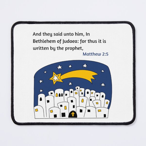 Item preview, Matthew 2:5, Christmas, Bethlehem,  designed and sold by VerseforWear.