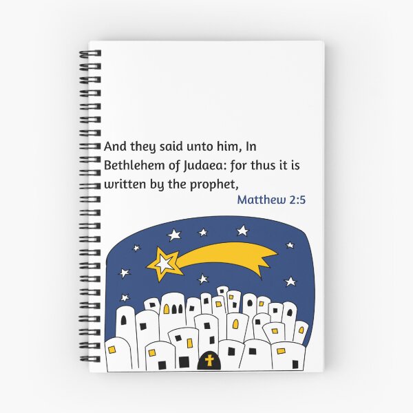 Item preview, Matthew 2:5, Christmas, Bethlehem,  designed and sold by VerseforWear.