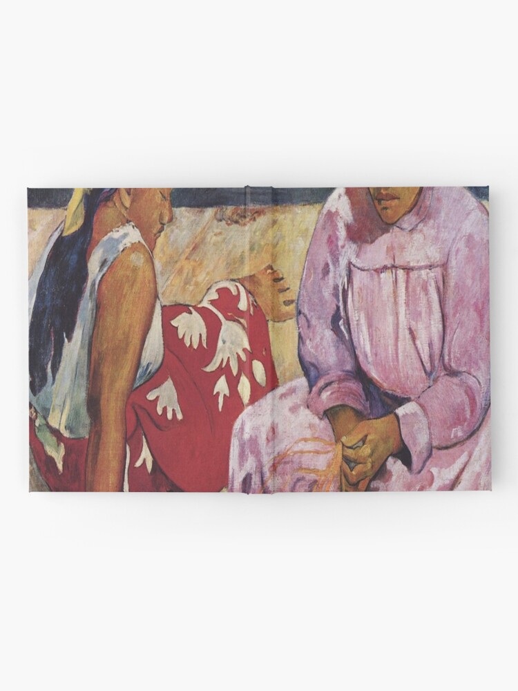 Cuaderno De Tapa Dura Mujeres De Tahiti En La Playa Paul Gauguin De Lexbauer Redbubble