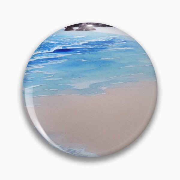 Item preview, Art of a clear blue sea designed and sold by TravelingOak.