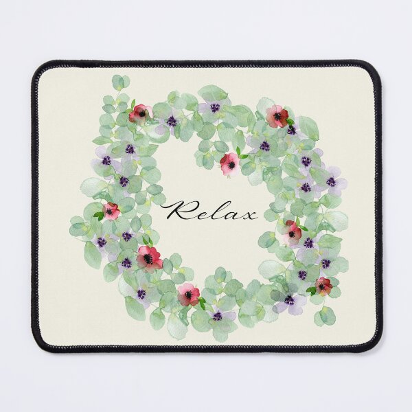 Item preview, Relax - Soft Watercolor Eucalyptus Wreath designed and sold by lcsmithdesigns.
