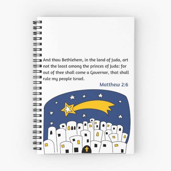 Item preview, Out of thee shall come a governor 2:6, Christmas, Bethlehem,  designed and sold by VerseforWear.