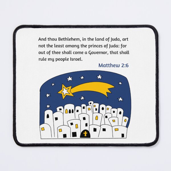 Item preview, Out of thee shall come a governor 2:6, Christmas, Bethlehem,  designed and sold by VerseforWear.