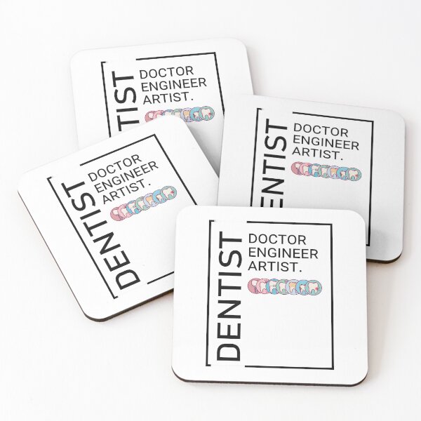 Item preview, Dentist, Doctor Engineer Artist. - Profession Minimalist Design designed and sold by tsquarefabrics.