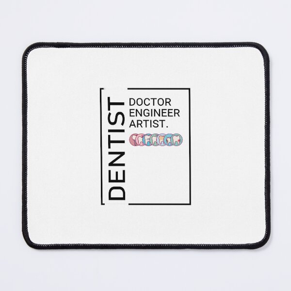 Item preview, Dentist, Doctor Engineer Artist. - Profession Minimalist Design designed and sold by tsquarefabrics.