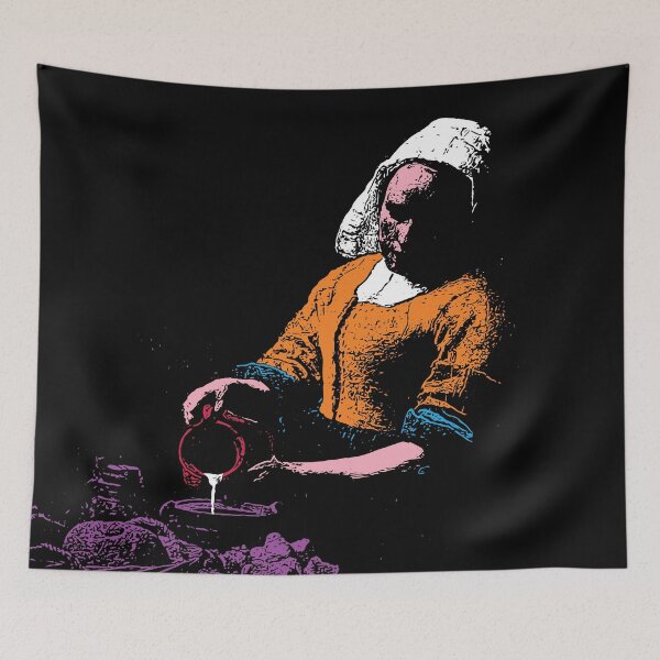 Item preview, The Milkmaid by Johannes Vermeer Minimalist Version designed and sold by pelagio.