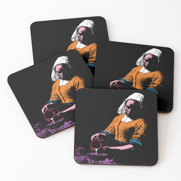 Item preview, The Milkmaid by Johannes Vermeer Minimalist Version designed and sold by pelagio.