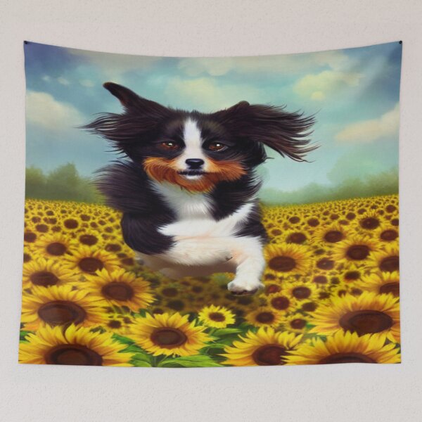 Item preview, Art of a cute dog running designed and sold by TravelingOak.