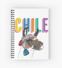 Chile Llama/Alpaca Graphic Spiral Notebook