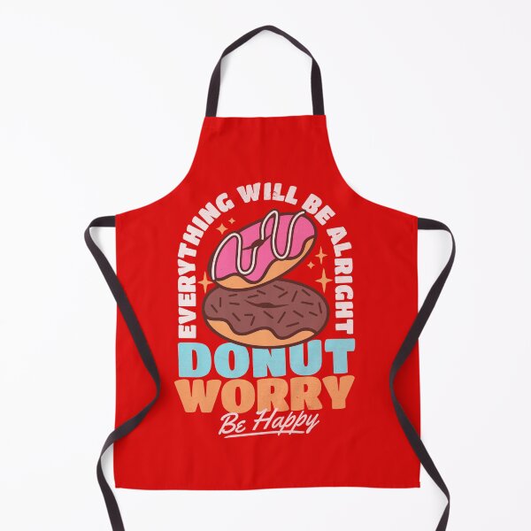 Item preview, Donut Worry Be Happy Everything Will Be Alright Vintage Design designed and sold by DetourShirts.