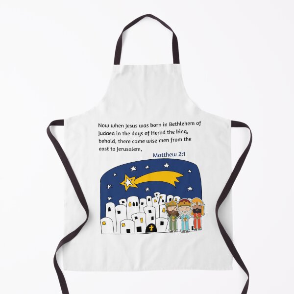 Item preview, Now when Jesus was born in Bethlehem of Judea in the days of Herod the King, behold, there came wise men from the east to Jerusalem..,Matthew 2:1, Christmas, Bethlehem, designed and sold by VerseforWear.