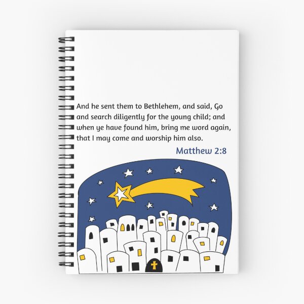Item preview, When ye have found him, bring me word again, that I may come and worship him also. Matthew 2:8 , Christmas, Bethlehem,  designed and sold by VerseforWear.