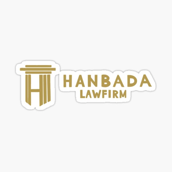 "Extraordinary Attorney Woo (KDRAMA) Hanbada Lawfirm Logo" Sticker