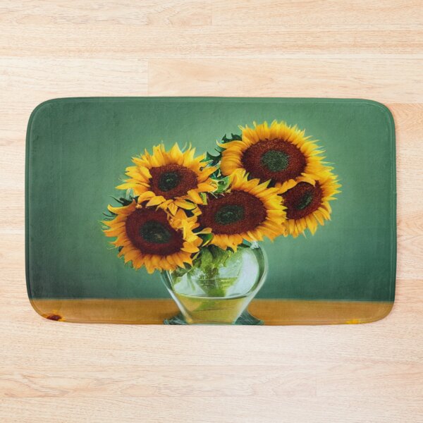 Item preview, Sunflowers in a vase designed and sold by TravelingOak.