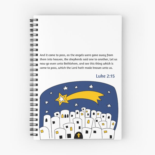 Item preview, And it came to pass, as the angles were gone away  , Christmas, Bethlehem,  designed and sold by VerseforWear.