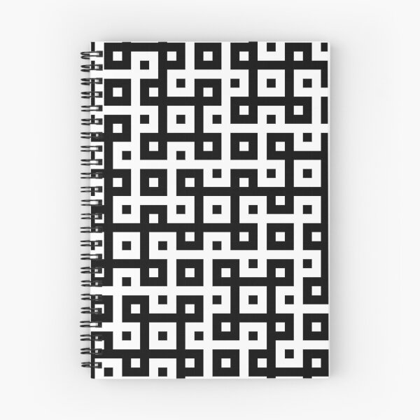 Artikelvorschau, Black and White Square Maze entworfen und verkauft von Girih.