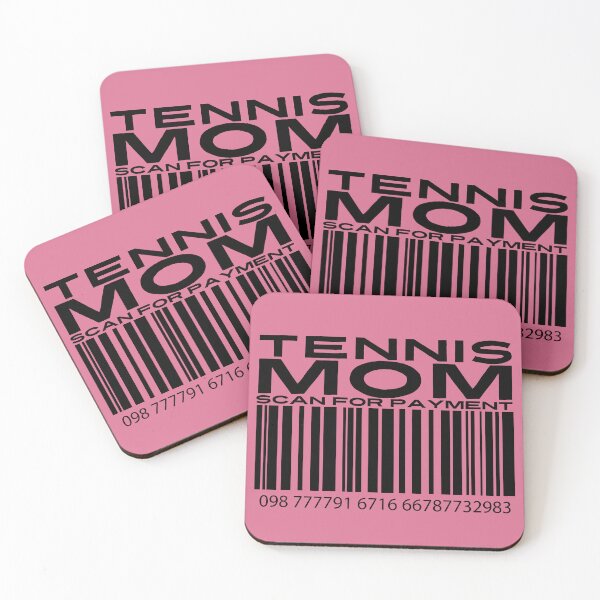 Item preview, Tennis Mom Scan For Payment | Tennis Parents | Competition Tennis | Tennis Mom | Barcode (White Lettering Available) designed and sold by Wavecrest Wearables.