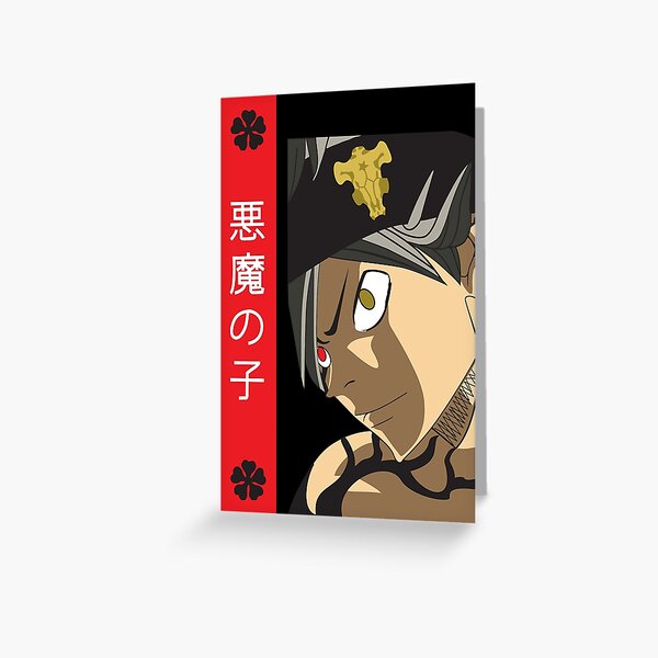 Black Clover Anime Greeting Cards for Sale