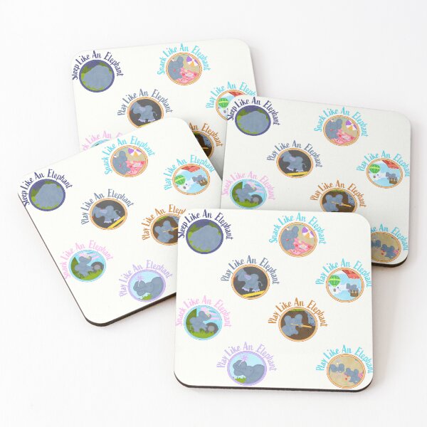 Item preview, Play, Snack And Sleep Like Happy Little Elephants designed and sold by Gillian Mazzara.
