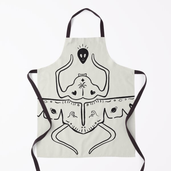 Item preview, Egyptian Symbol Cockchafter Egipt Black and White Sticker with Alien designed and sold by wavveandsalt.