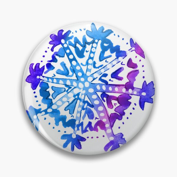 Artikelvorschau, Winterthema-Aquarellzeichnung | Winterschneeflocke entworfen und verkauft von lausn.