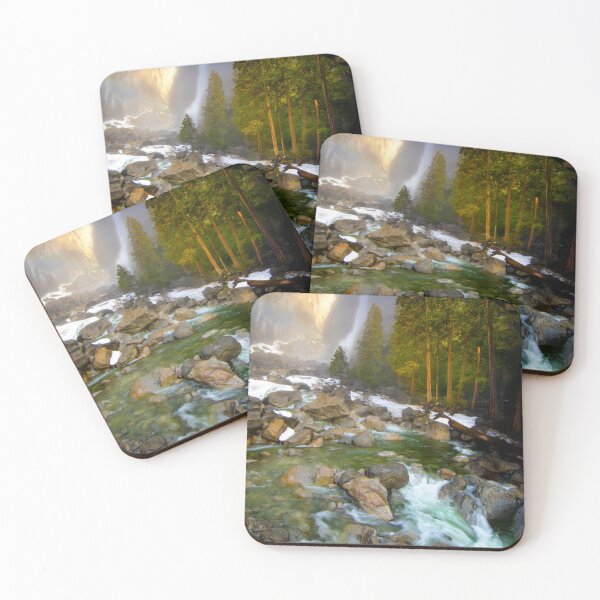 Item preview, Yosemite Lower Falls Rainbow designed and sold by nbrandsberg.