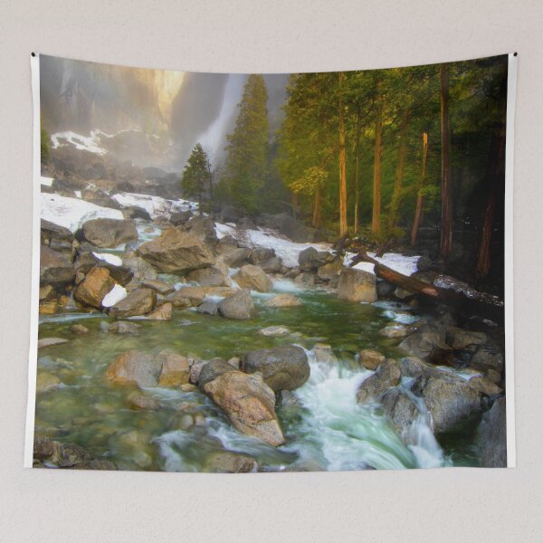 Item preview, Yosemite Lower Falls Rainbow designed and sold by nbrandsberg.