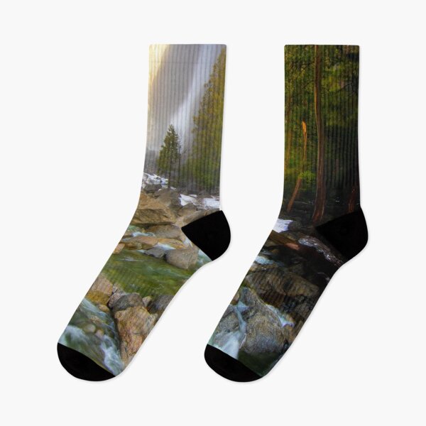 Item preview, Yosemite Lower Falls Rainbow designed and sold by nbrandsberg.