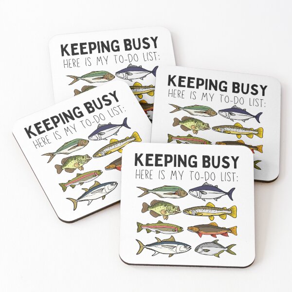Item preview, Keeping Busy Fishing To Do List Retired designed and sold by DetourShirts.
