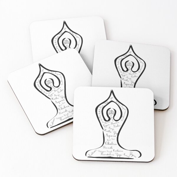 Item preview, Yoga sitting pose arms up designed and sold by Laurentlartiste.
