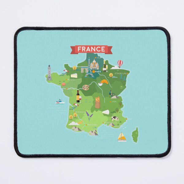 Item preview, Map of France designed and sold by Antikwar.