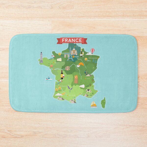 Item preview, Map of France designed and sold by Antikwar.