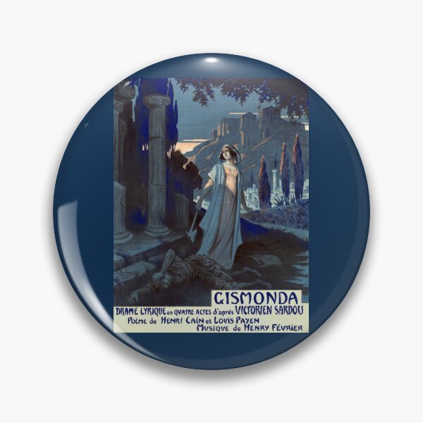 Item preview, "Gismonda" vintage french opera print designed and sold by LaylaEvans1.