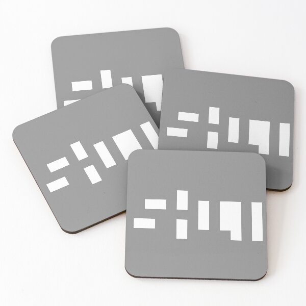 Item preview, 3x5 Close Pixel Letters Negative Space "Shit" designed and sold by gkillerb.