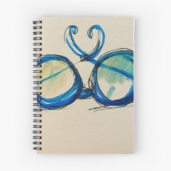 Artikelvorschau, Blue glasses entworfen und verkauft von Rebecca Seeman.