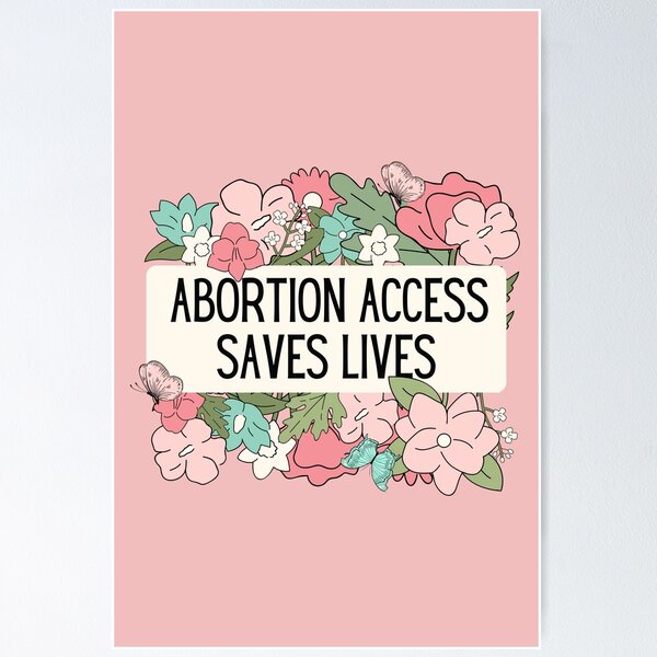 Item preview, Abortion access saves lives  designed and sold by Preslava Genova.
