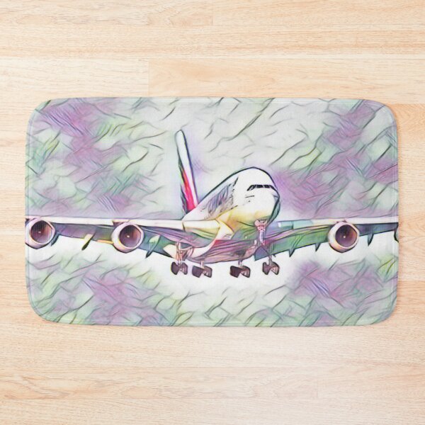 Item preview, A380 Landing In Watercolour designed and sold by Fearless-Fox.