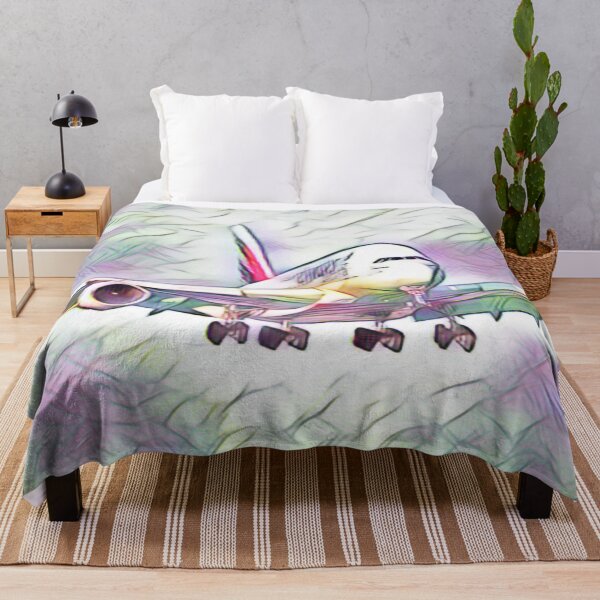 Item preview, A380 Landing In Watercolour designed and sold by Fearless-Fox.