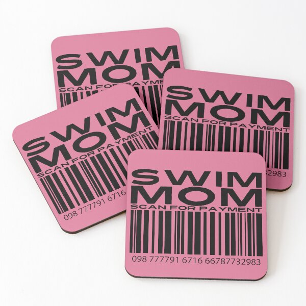 Item preview, Swim Mom Scan For Payment | Swim Parents | Swim Meet | Swim Mom | Barcode (White Lettering Available) designed and sold by Wavecrest Wearables.