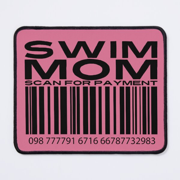 Item preview, Swim Mom Scan For Payment | Swim Parents | Swim Meet | Swim Mom | Barcode (White Lettering Available) designed and sold by Wavecrest Wearables.