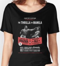 Ali vs Frazier - Thrilla in Manila Women's Relaxed Fit T-Shirt