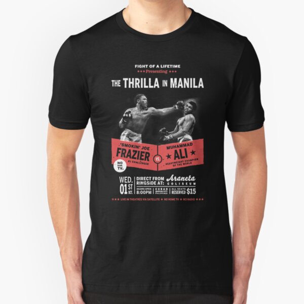 Ali vs Frazier - Thrilla in Manila Slim Fit T-Shirt