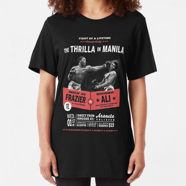 Ali vs Frazier - Thrilla in Manila Slim Fit T-Shirt