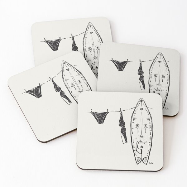 Item preview, Bikini and Surfboard Summer Beach Surfingtime and Love designed and sold by wavveandsalt.