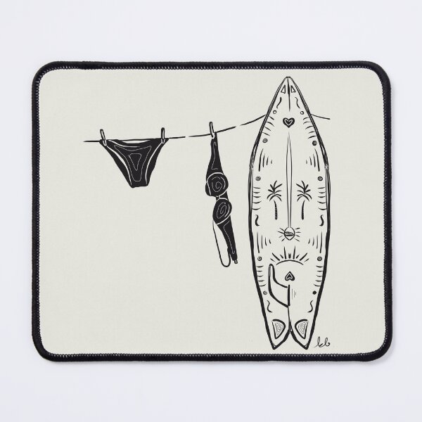 Item preview, Bikini and Surfboard Summer Beach Surfingtime and Love designed and sold by wavveandsalt.