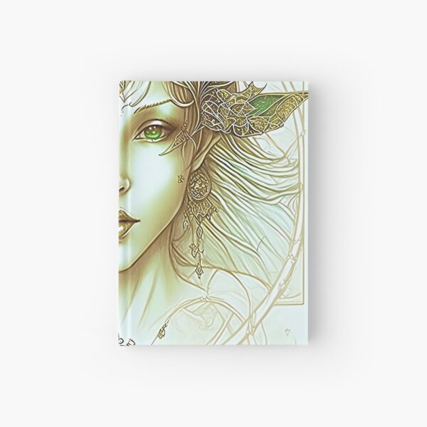 Green Fairy Princess Hardcover Journal