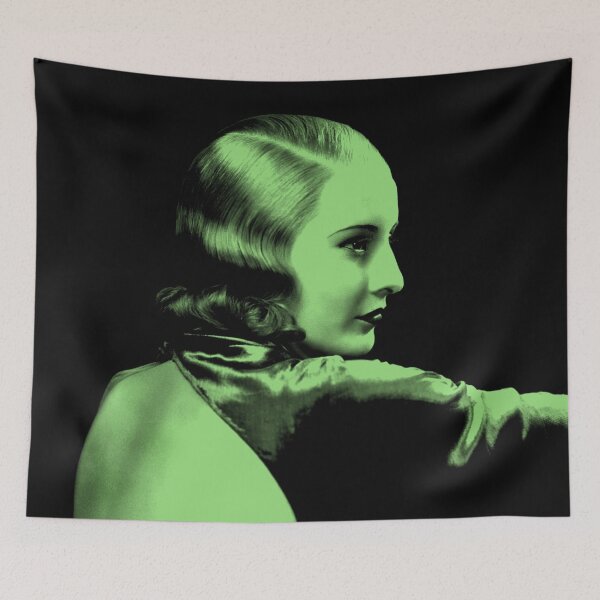 Item preview, Barbara Stanwyck behind green glass designed and sold by carmencuarzo.